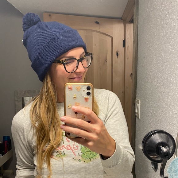 NWT American Needle Navy Pom Beanie - Picture 7 of 7